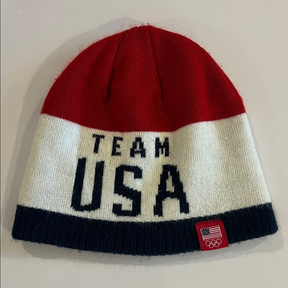 TEAM USA 🇺🇸 Winter Knit Beanie Hat Cap
